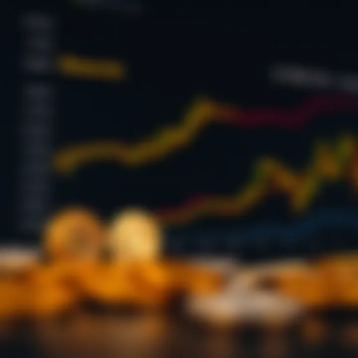 Comparison chart illustrating Binance Coin alongside major cryptocurrencies with performance metrics